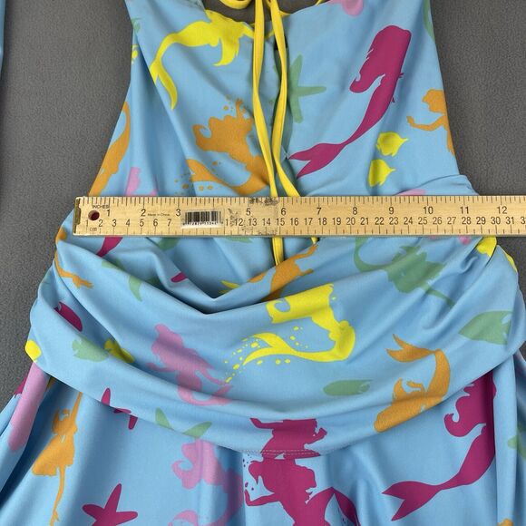 Marshall‎ Columbia Disney Little Mermaid Ariel Bikini Cutout Mini Dress Sz Small - Picture 16 of 16